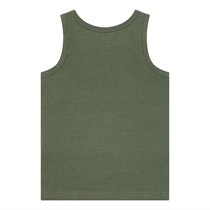 BIRKHOLM 2-Pak Tanktops Oliven Grøn & Chokolade Brun